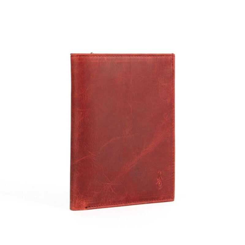 Leather Passport Wallet | Voyager Carnelian - Image 4