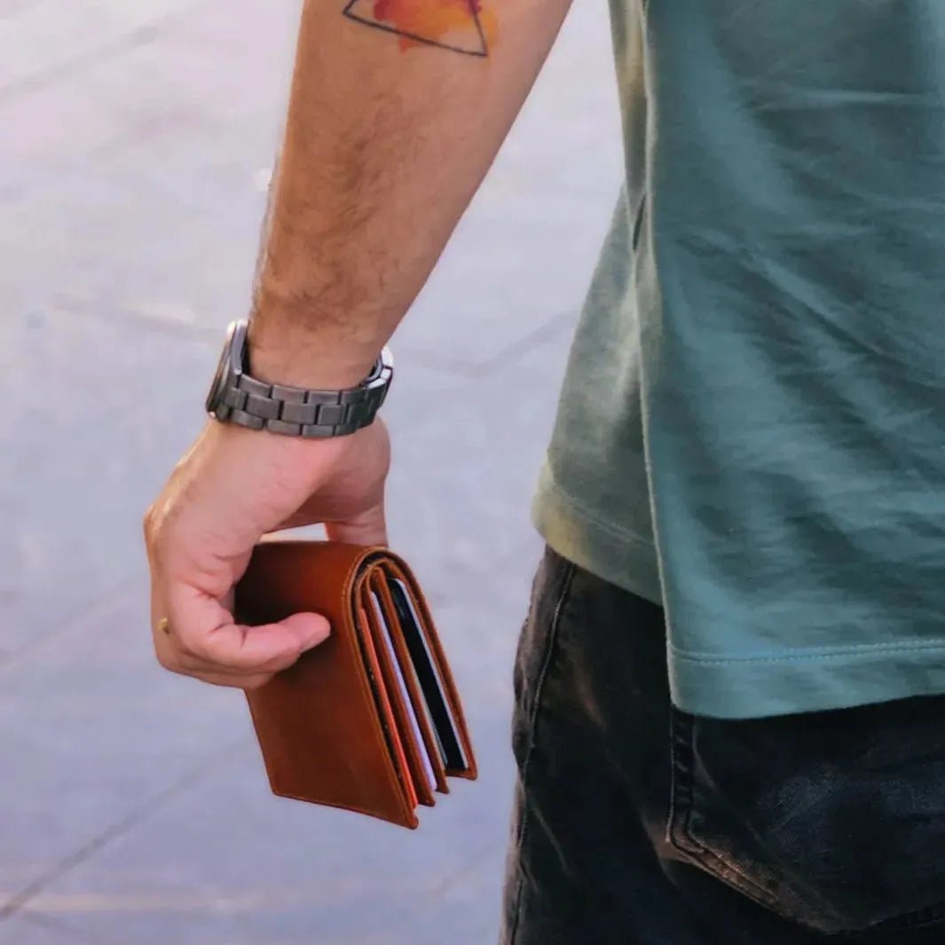 Men's Leather Wallet | Solstice Amber - Image 8